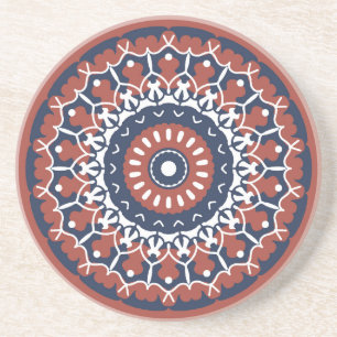 Mandala Design Sandstone Underlägg