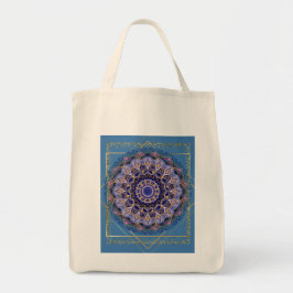 Mandala Design Tote Bag Tygkasse