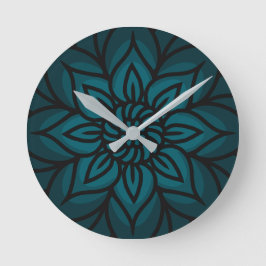 Mandala Design Wall Clock Rund Klocka