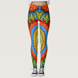 MANDALA DESIGNER COLLAGE (stor ) Leggings