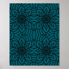 Mandala-designtryck, Värdeaffischpapper (Matte) Poster