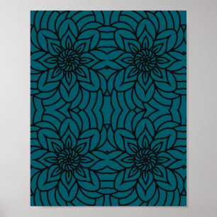 Mandala-designtryck, Värdeaffischpapper (Matte) Poster