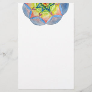 Mandala Detail BeSnyval Stationery Brevpapper