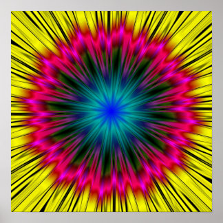 Mandala Digital print Poster