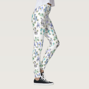 Mandala djur leggings