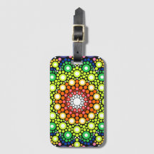 Mandala Dot Fractal Retro Hippie Trippy Dots