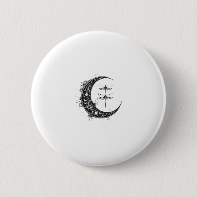 Mandala Dragonfly Gothic Dragonflies (1) Knapp (Framsida)