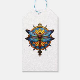 Mandala Dragonfly Luminous Sacred Geometry Spiritu Presentetikett