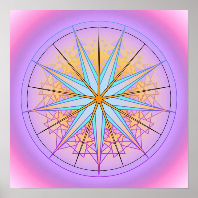 Mandala Dream #1 Poster (Framsidan)