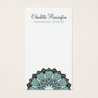 Mandala Earring Jewelry Visning Card