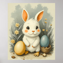 Mandala Egg - Intricate Boho Blommigt Design Poster