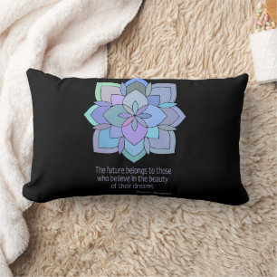 Mandala Eleanor Roosevelt Beauty Quote Lumbarkudde