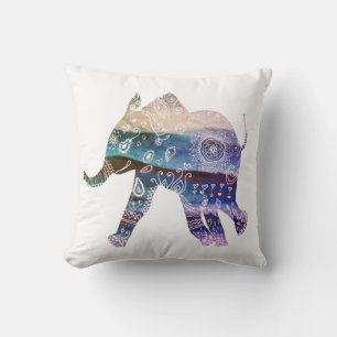 Mandala Elefant Konst Kuddöverdrag Kudde