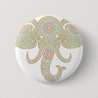 Mandala Elephant Head Design Knapp