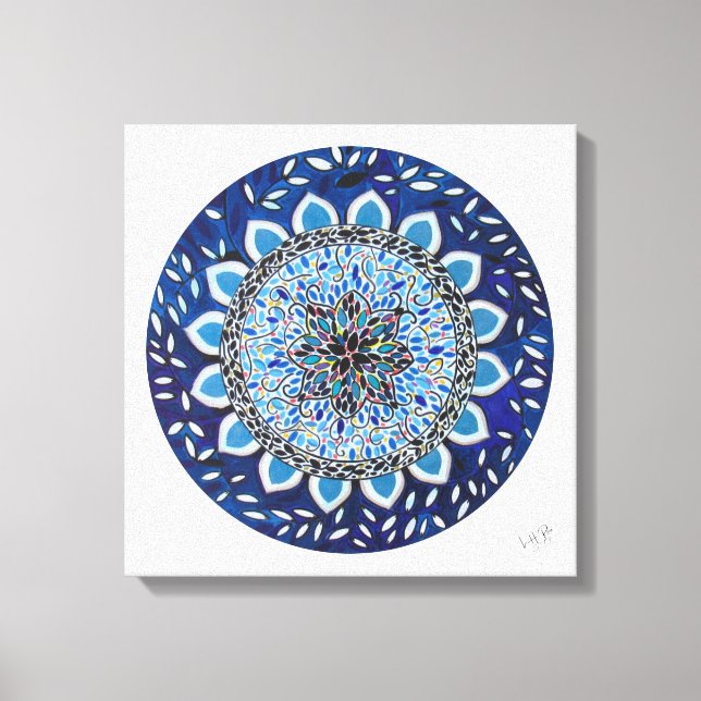 Mandala Esplendor Canvastryck (Framsida)