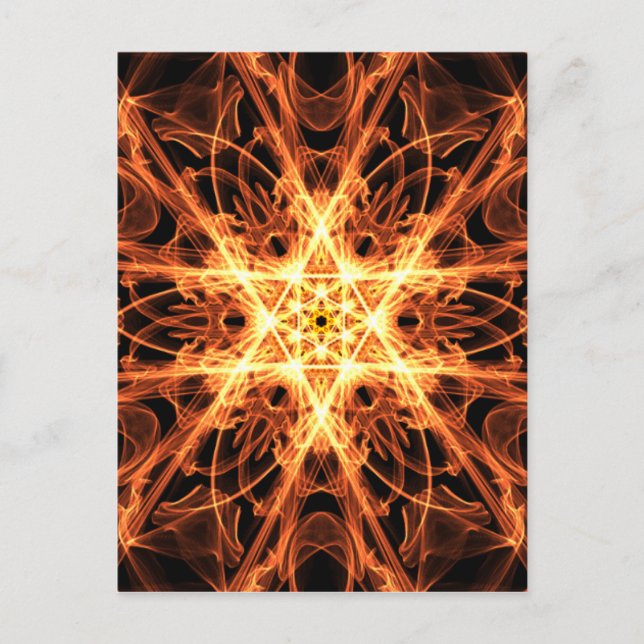 mandala estrela de davi.png vykort (Framsida)