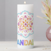 MANDALA FÄRGAD LOTUS FLOWER