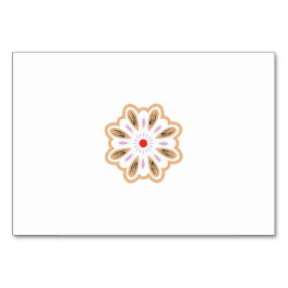 Mandala Flower Art-utskrift | Boho Decor Bordsnummer