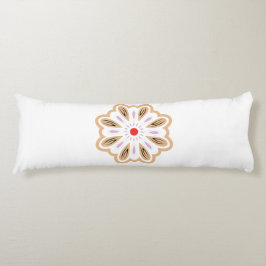 Mandala Flower Art-utskrift | Boho Decor Kroppskudde