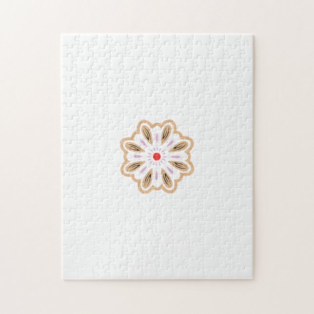 Mandala Flower Art-utskrift | Boho Decor Pussel (Vertikal)