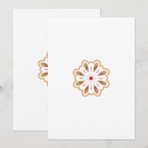 Mandala Flower Art-utskrift Boho Decor Spara Datumet
