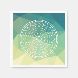 Mandala Flower Boho inspiration Pappersservett