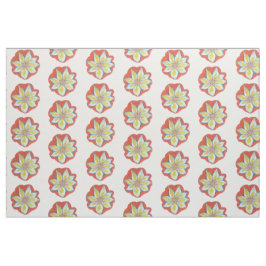 Mandala Flower Fabric Tyg