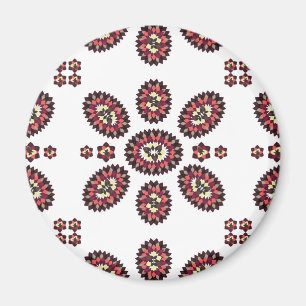 Mandala Flower Mönster Magnet