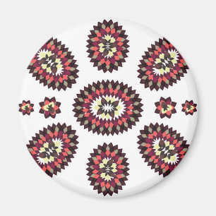 Mandala Flower Mönster Magnet