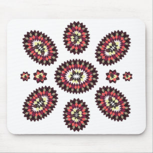 Mandala Flower Mönster Musmatta