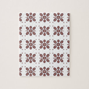 Mandala Flower Mönster Pussel