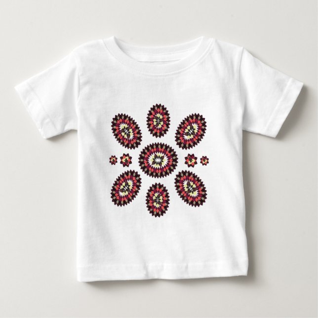 Mandala Flower Mönster Tee (Framsida)