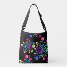 Mandala Flower Power Galaxy Bright Star Bag Axelväska