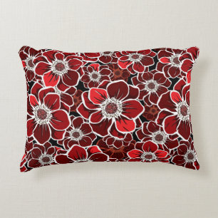 Mandala Flowers 4 Prydnadskudde