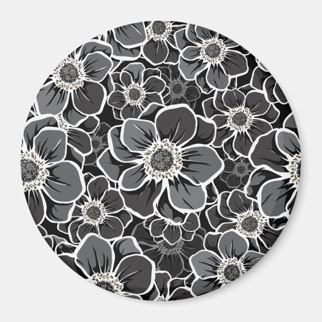 Mandala Flowers 5 Magnet (Framsidan)