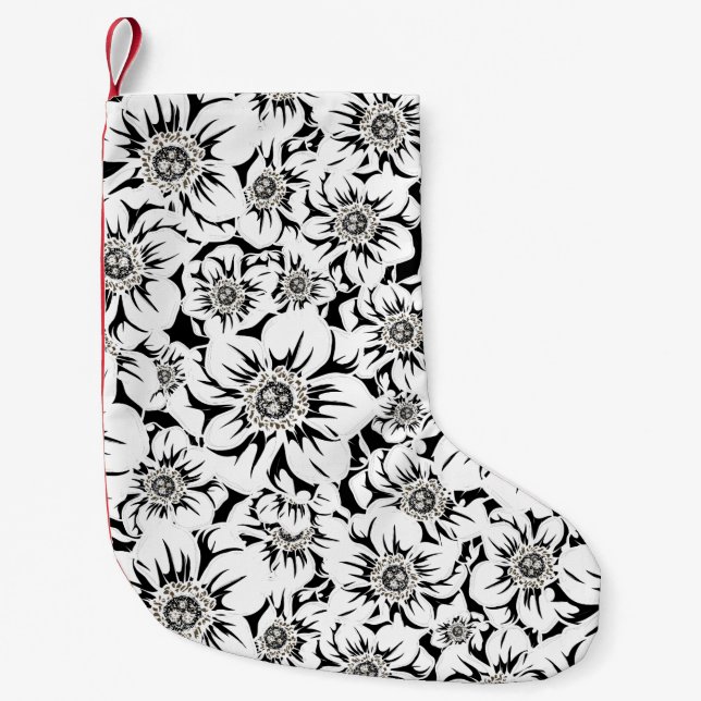 Mandala Flowers 6 Liten Julstrumpa (Framsidan)