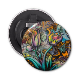 Mandala Flowers Flasköppnare