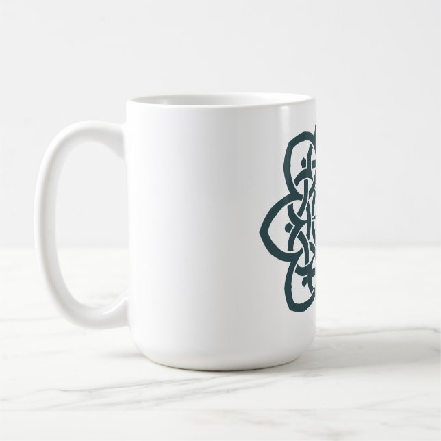 Mandala Flowers Kaffemugg (Vänster)