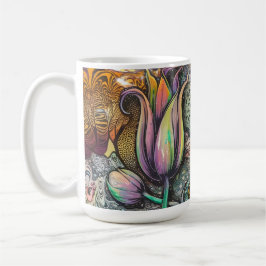 Mandala Flowers Kaffemugg