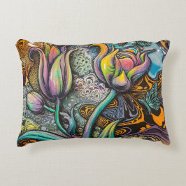 Mandala Flowers Prydnadskudde