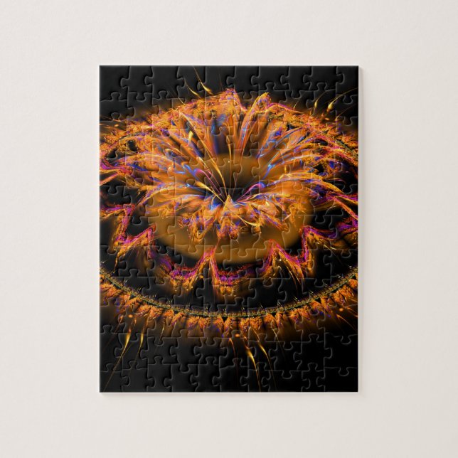 Mandala för 3d Chakra Pussel (Vertikal)