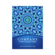 Mandala för blåtthavsjuvel