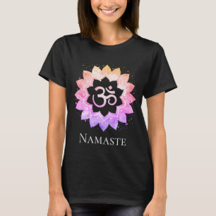Mandala för blomma för lotusblomma för symbol f t shirt