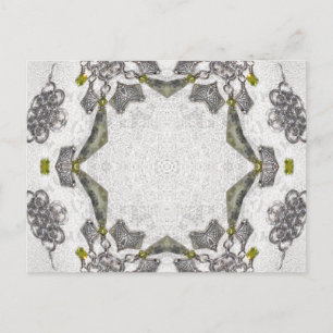 Mandala för CelticChainlink Kaleidoscope Vykort