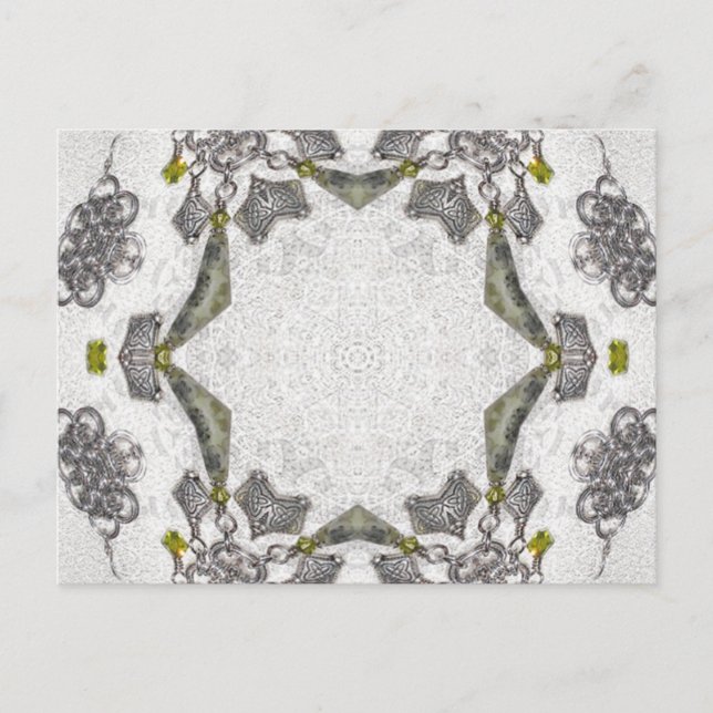 Mandala för CelticChainlink Kaleidoscope Vykort (Framsida)