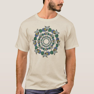 Mandala för cyklar tee