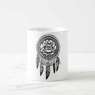 Mandala för Dreamcatcher visionsökanden Kaffemugg