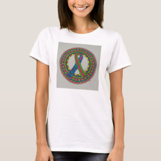 Mandala för Metastatic bröstcancer Tee Shirt
