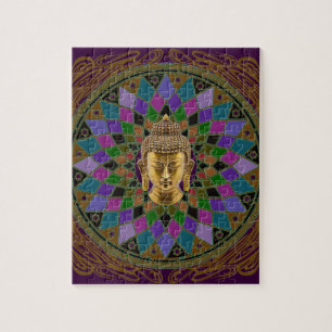 Mandala för Om Buddha Pussel