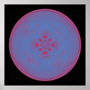 Mandala Fractal Poster